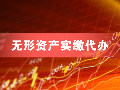 中山无形资产实缴资本代办