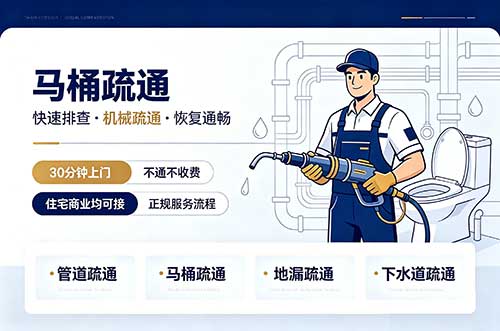 中山马桶疏通